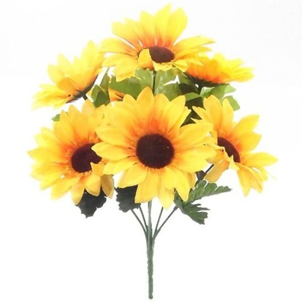 30cm SUNFLOWER BUSH BRIGHT YELLOW 822106