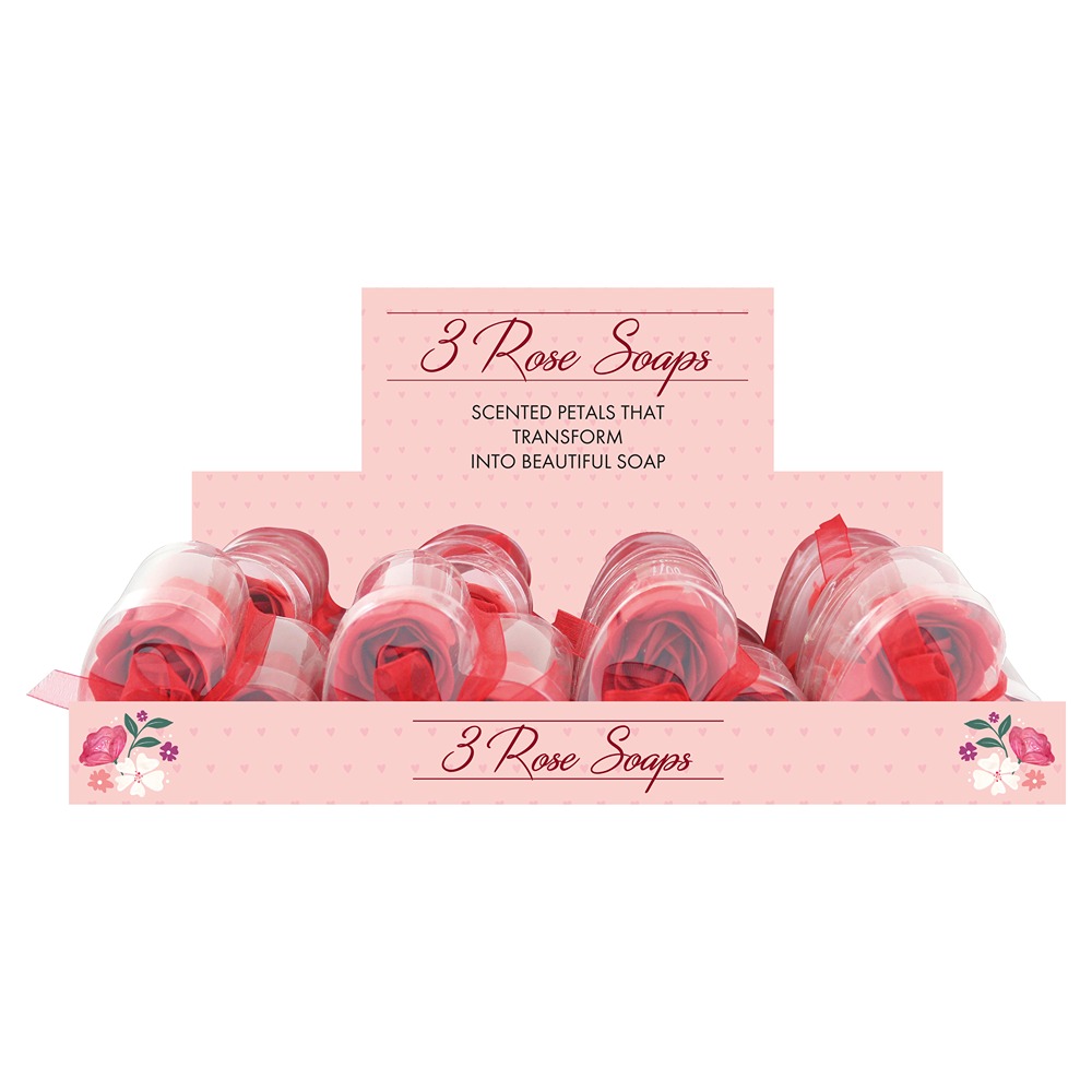 3PC SOAP ROSES IN CDU - 30306-SRC