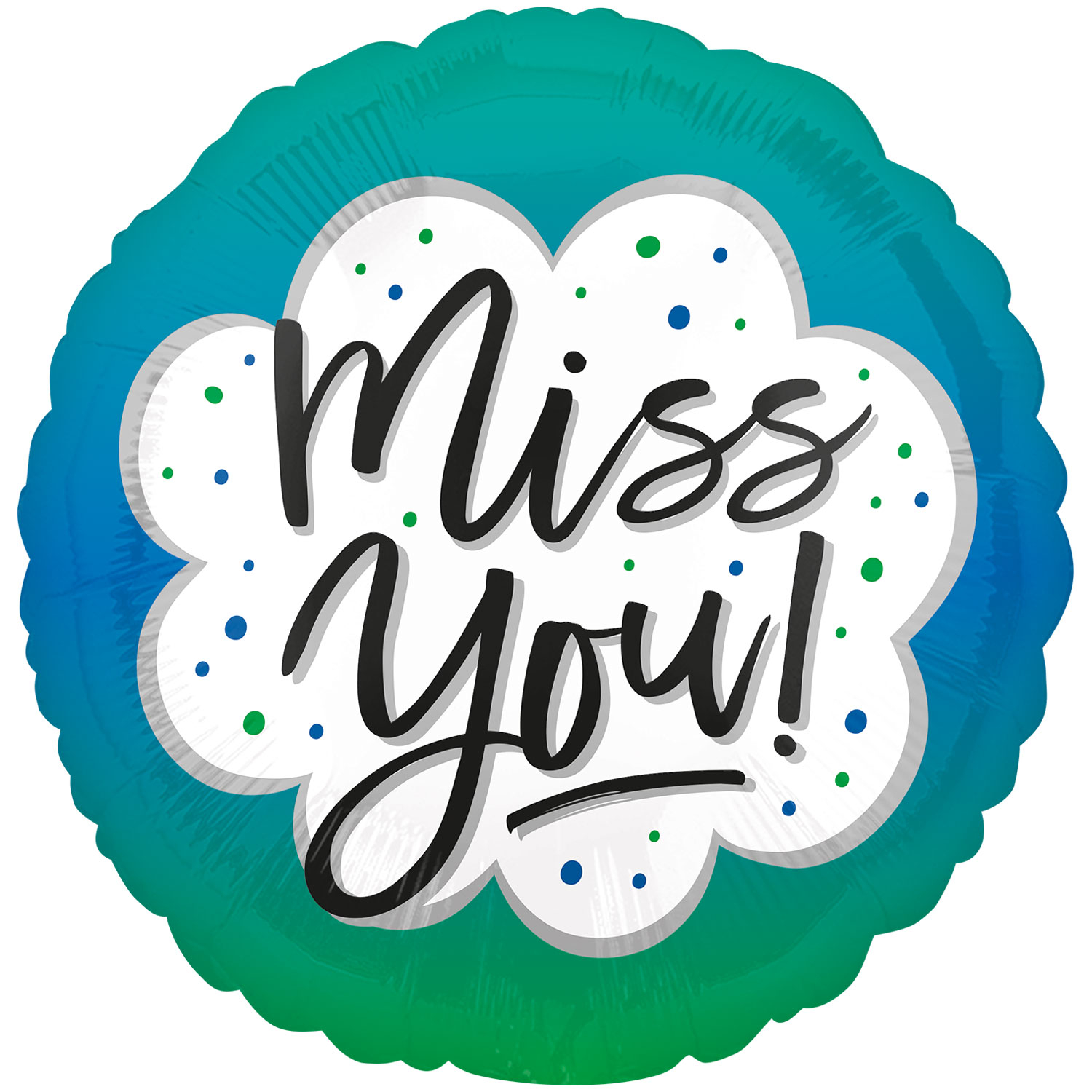 Anagram Miss You Ombre Standard Foil Balloons S40*