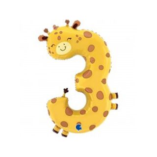 Grabo - Number 3 Giraffe - 38" - 853-P