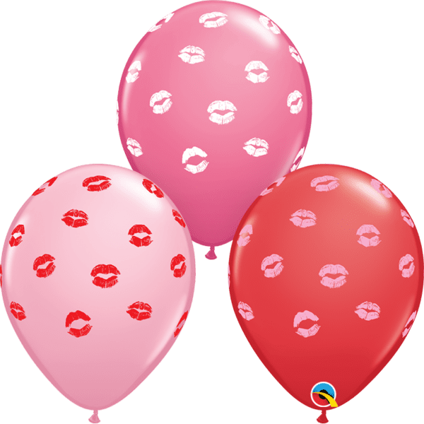 11" ROUND SPECIAL AST 25CT - KISSEY LIPS