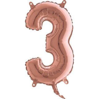 Grabo - Number 3 Rose Gold - 14" - 142303RG-P