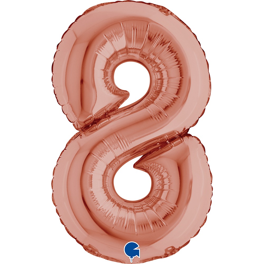 Grabo - Number 8 Rose Gold Mini - 14" - 142308RG-P