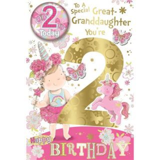 Great Granddaughter Age 2 Juv -C75 6PKT -CC7503B/03