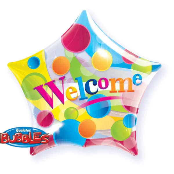 22" Welcome Star Bubble