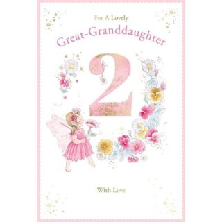 Kingfisher - Great Granddaughter Age 2 - 6pk - Code 75 - FF073