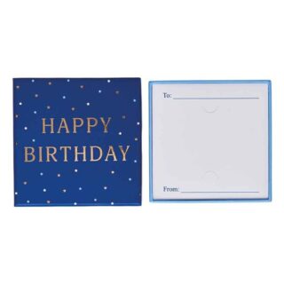 Partisan - Happy Birthday Gift Card Box Blue - DBV-278-GCB