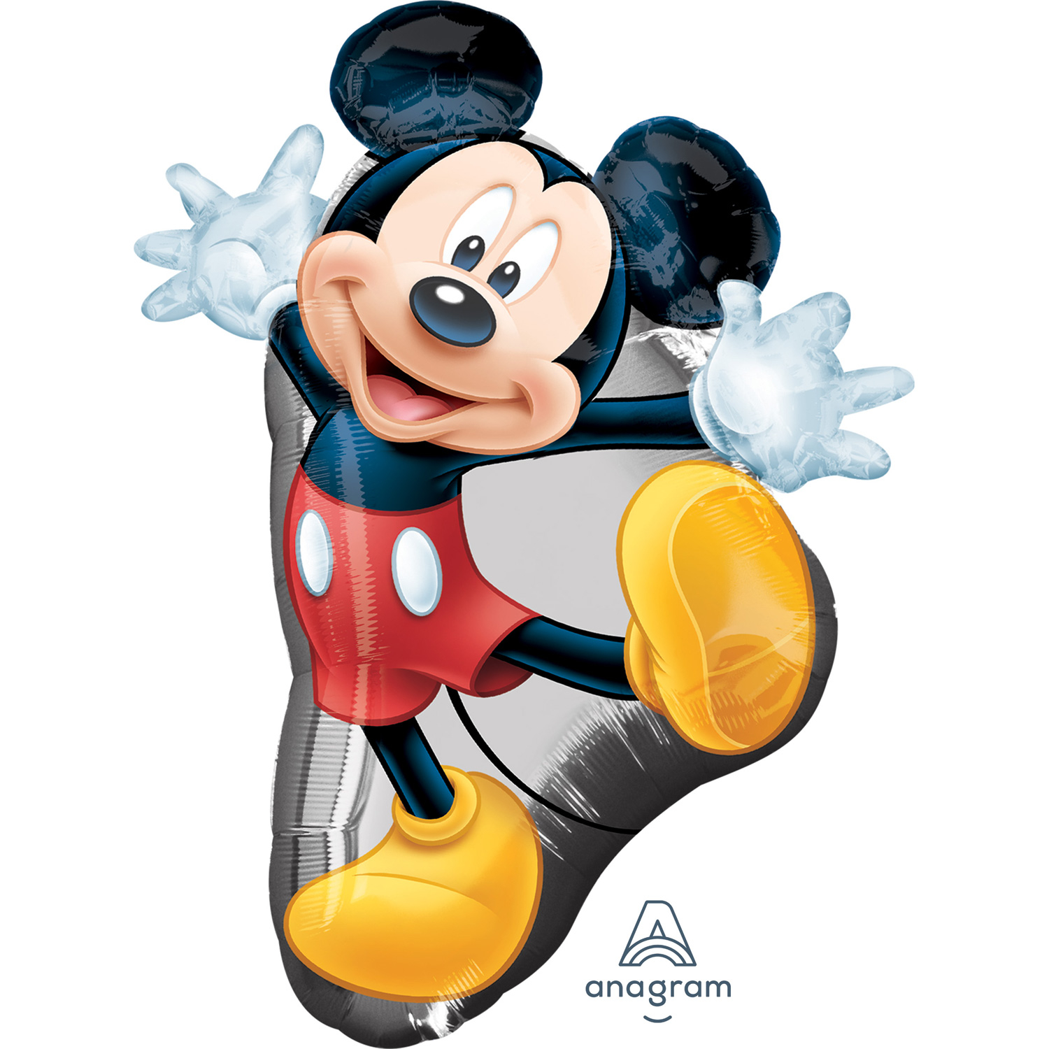 Anagram Mickey Mouse SuperShape Foil Balloons 22"/55cm w x 31"/78cm h P38*