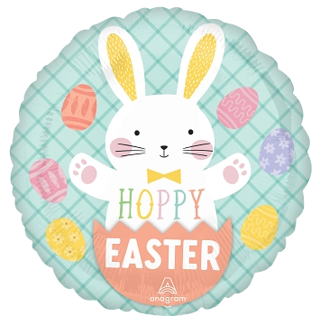 Anagram 18" S40 Hoppy Easter Bunny & Eggs - 4640801