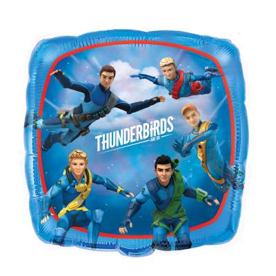 Thunderbirds Square Foil Balloon 17.5″ Packaged - 48937