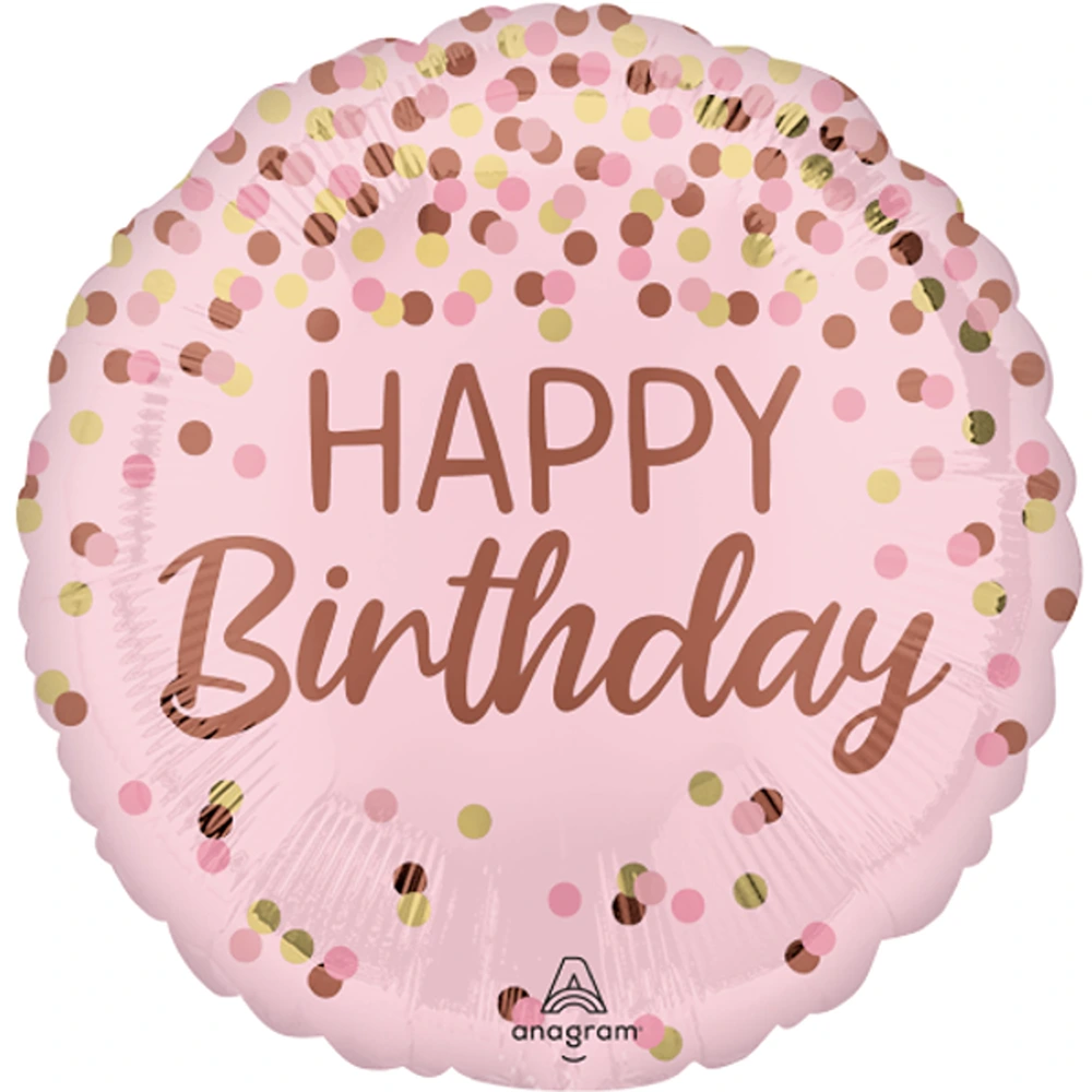 Anagram - 18" Pretty Pink Happy Birthday - 4936701