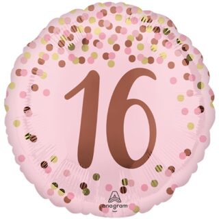 Anagram - 18" 16th Pretty Pink 16th Foil Balloon - 4936801