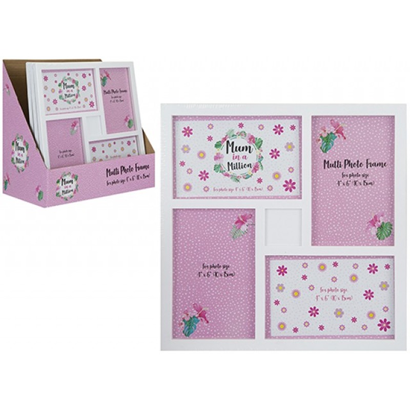 MULTI FRAME PHOTO FRAME 26CM X 26CM - 734116