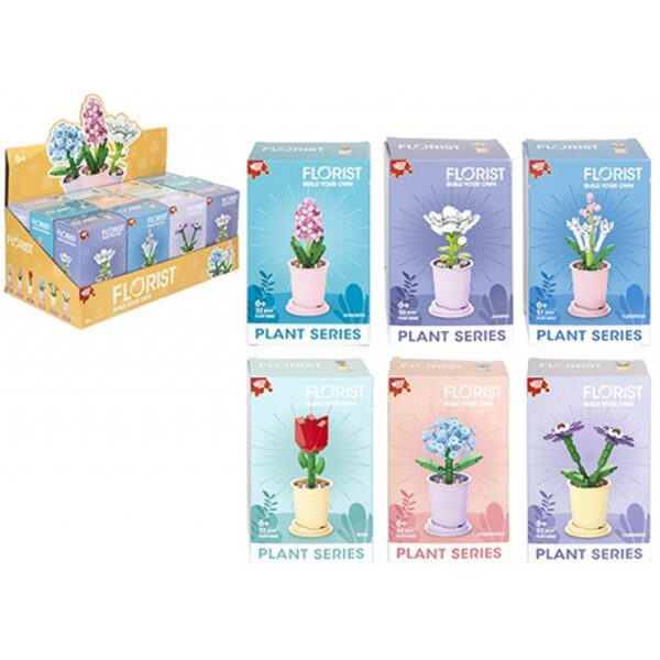 FLOWERPOT BUILDING BLOCKS 13CM  - 549223