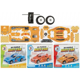POP OUT 3D PULL BACK RACE CARS  COLOUR BOX  - 579079