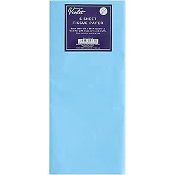 Partisan- Tissue Paper Light Blue (6PK) - DBV-TS-LB