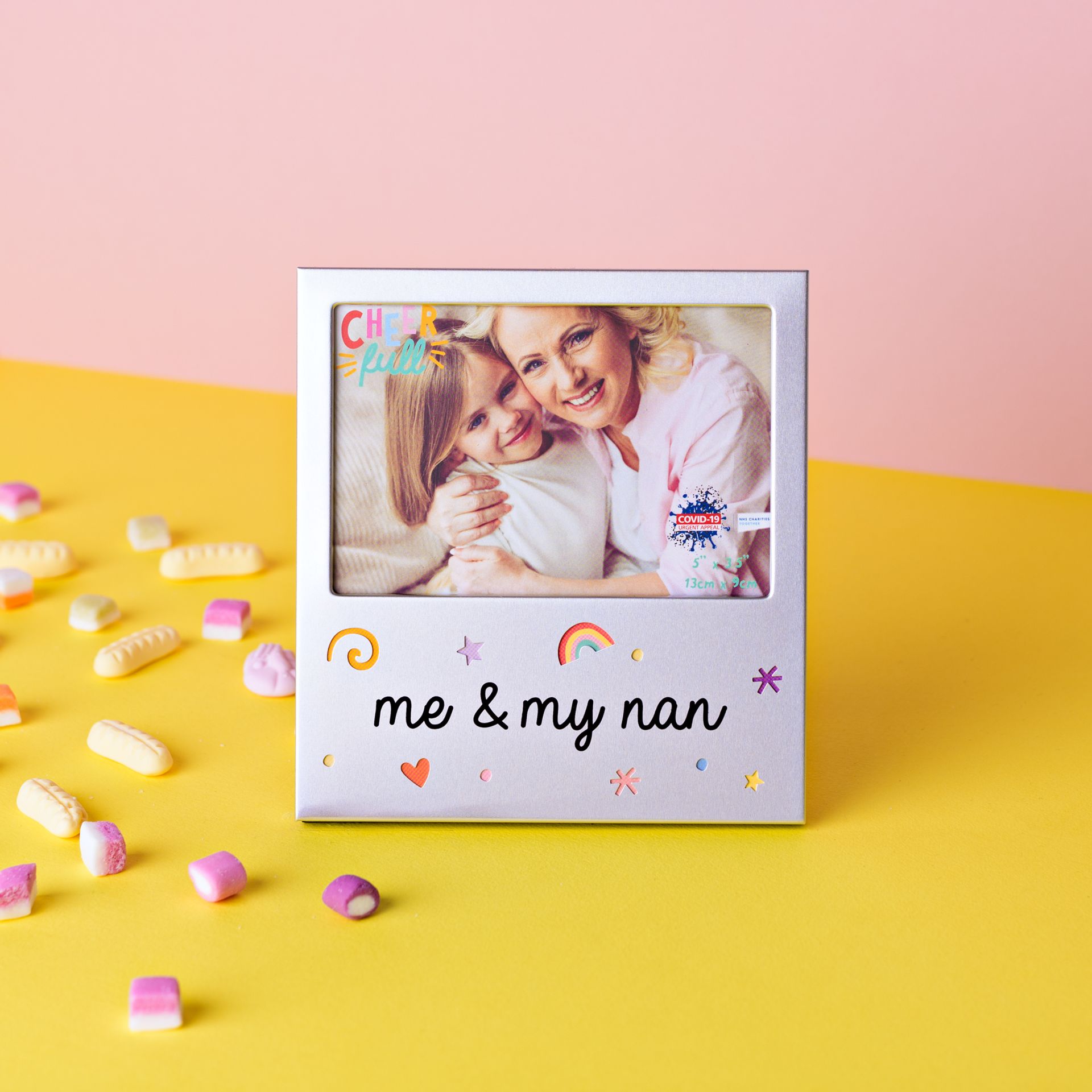 Aluminium Photo Frame 5" x 3.5" - Me and My Nan - CF10253NAN