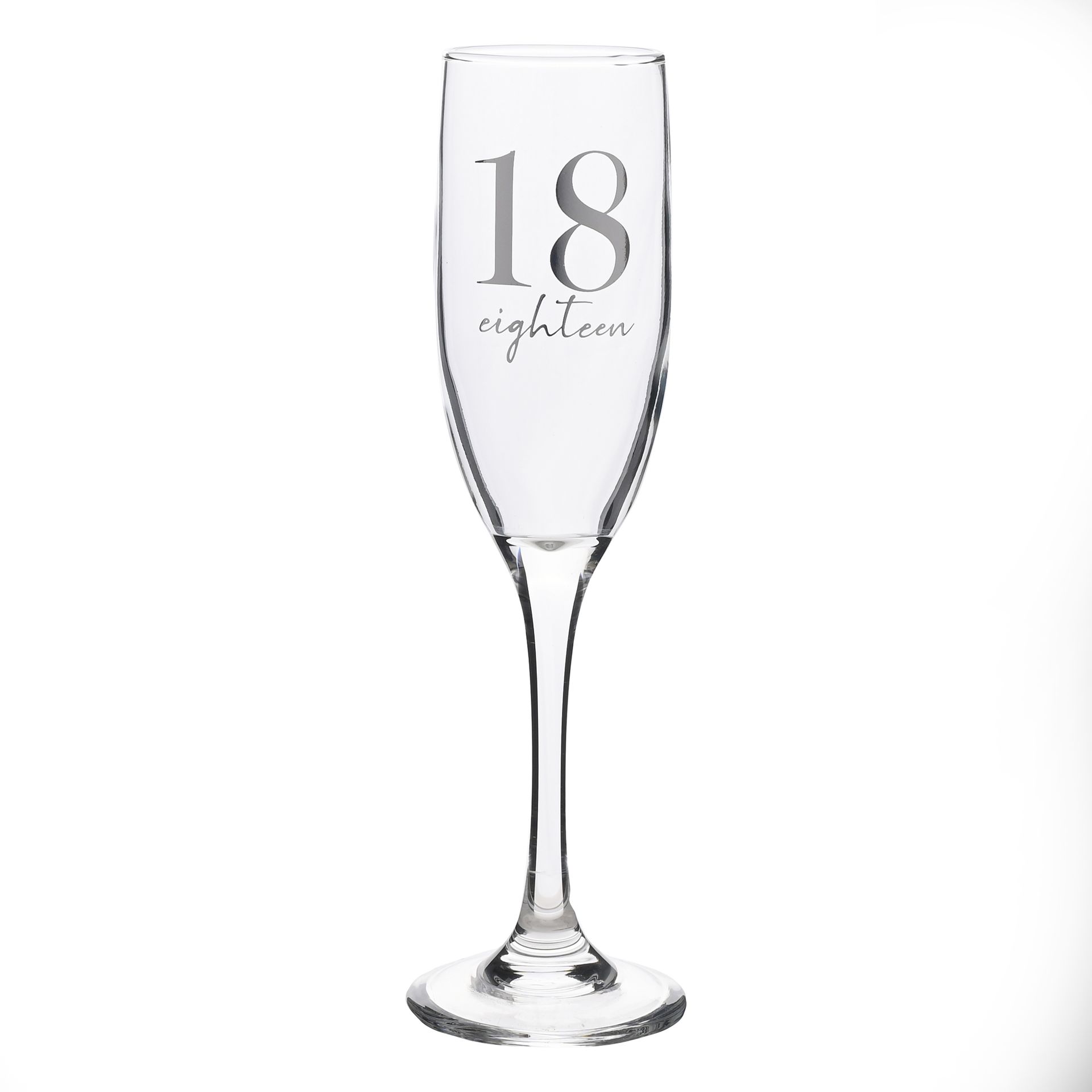 Milestones Champagne Flute 18th Birthday - MS158