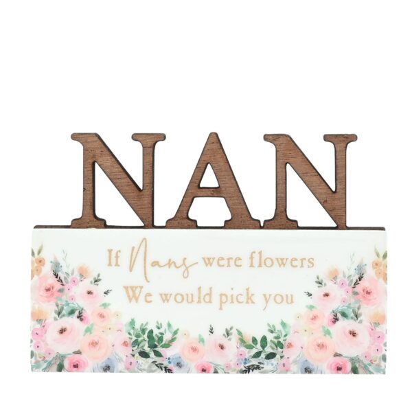 The Cottage Garden Word Plaque - Nan - TC209