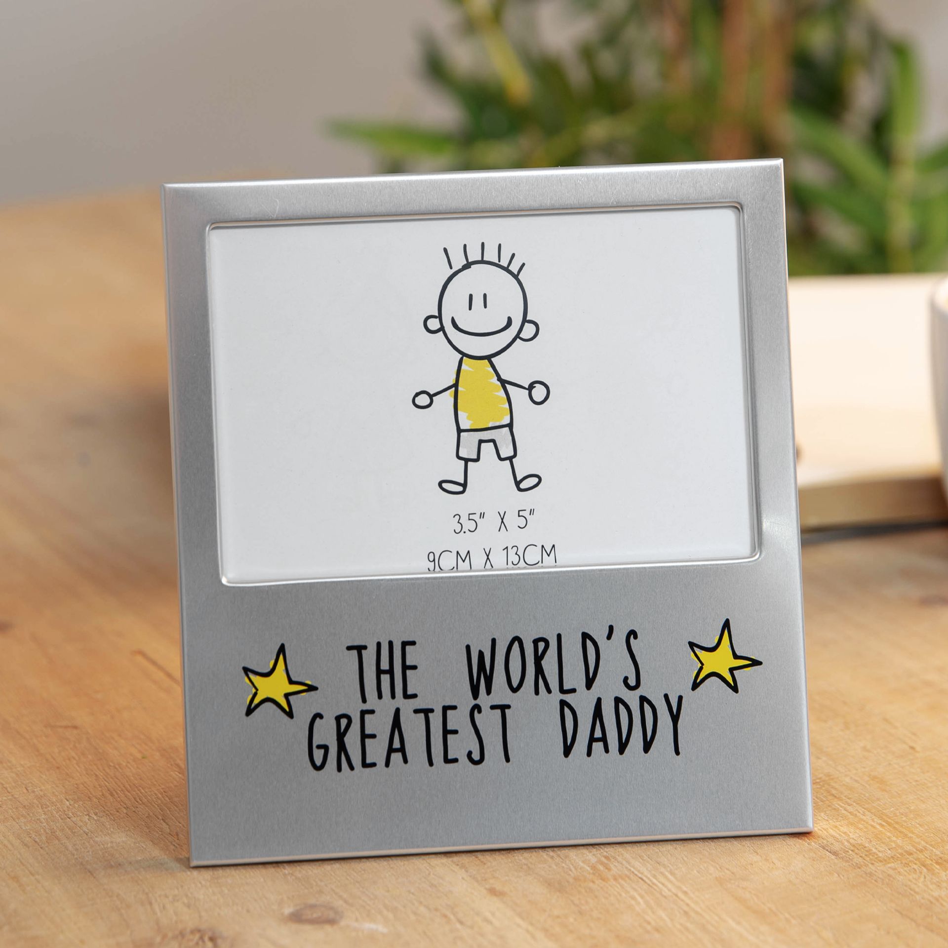 Aluminium Photo Frame 5" x 3.5" - Greatest Daddy - TF142*