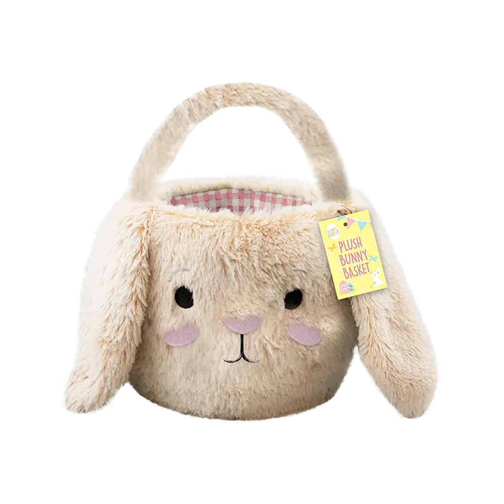 Gem - Easter Bunny Plush Bucket Bag - EAS-11366/OB