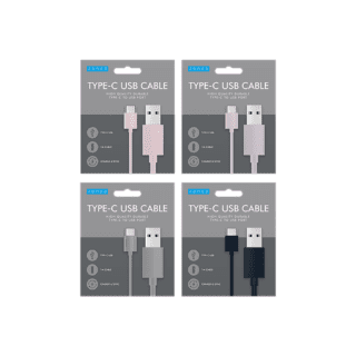 Type-C to USB Coloured Cable 1M - ELE5960