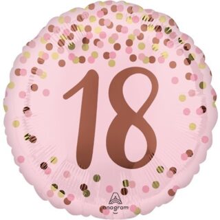 Anagram - 18" 18th Pretty Pink Birthday Foil Balloon - 4936901