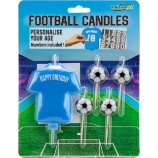 Oaktree - 8cm Football Shirt Candle Light Blue - 656567
