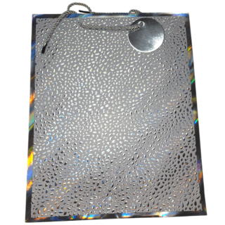Tulip - Embossed Silver Gift Bag X-Large - 6pk - TUSM-1-XL*