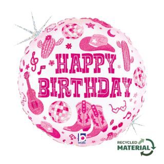 Grabo - Disco Cowgirl Birthday (2 sided)  - 18" - 26542GH-P