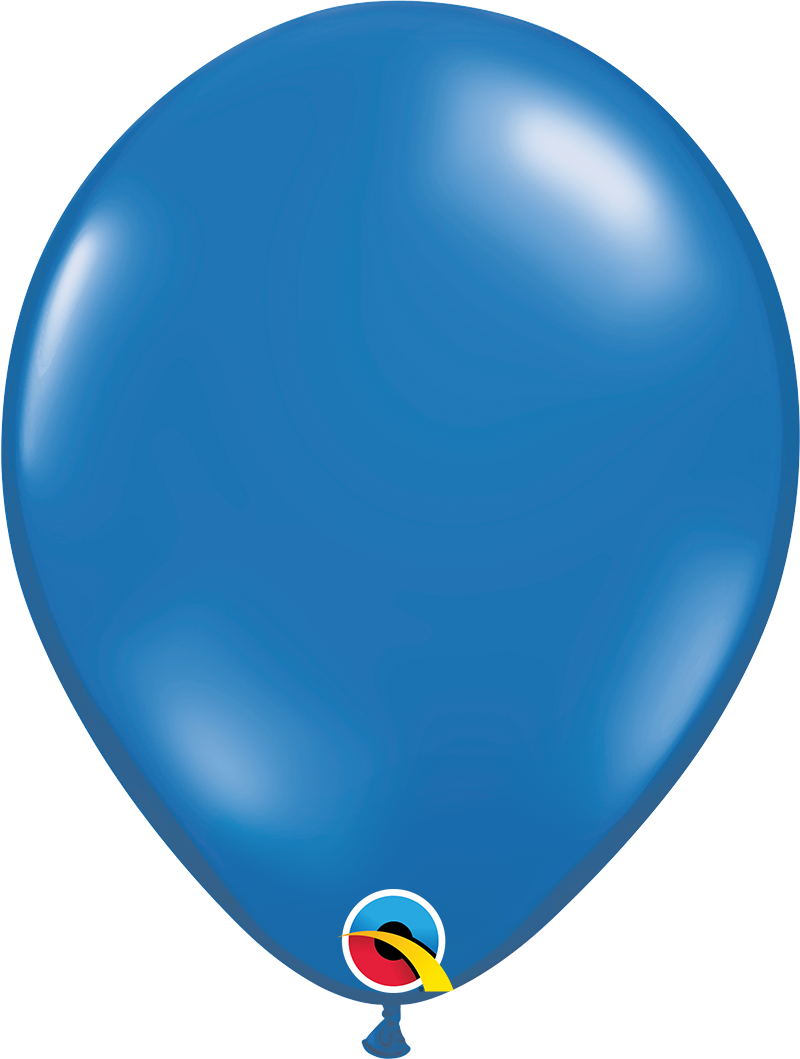 16" ROUND SAPPHIRE BLUE 50CT - QUALATEX PLAIN LATEX