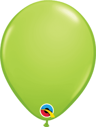 16"  ROUND  LIME GREEN      50CT - QUALATEX PLAIN LATEX