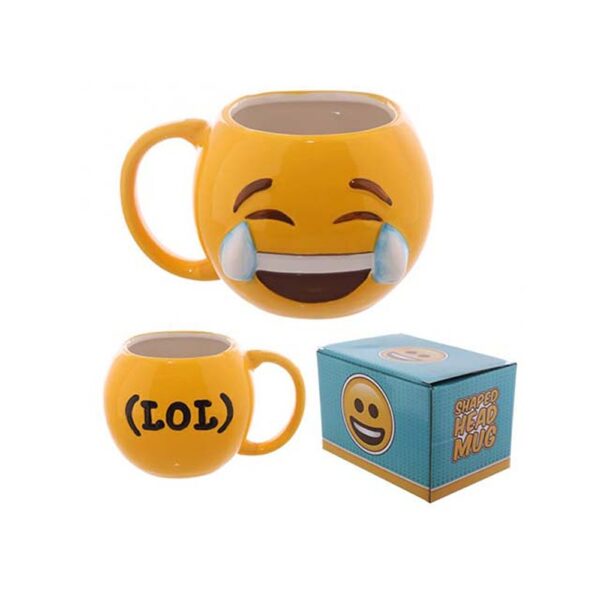 FUN COLLECTABLE CERAMIC JOY LOL EMOTIVE MUG