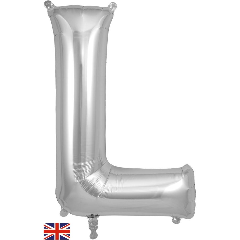 Oaktree 34" Letter L Silver - 604919