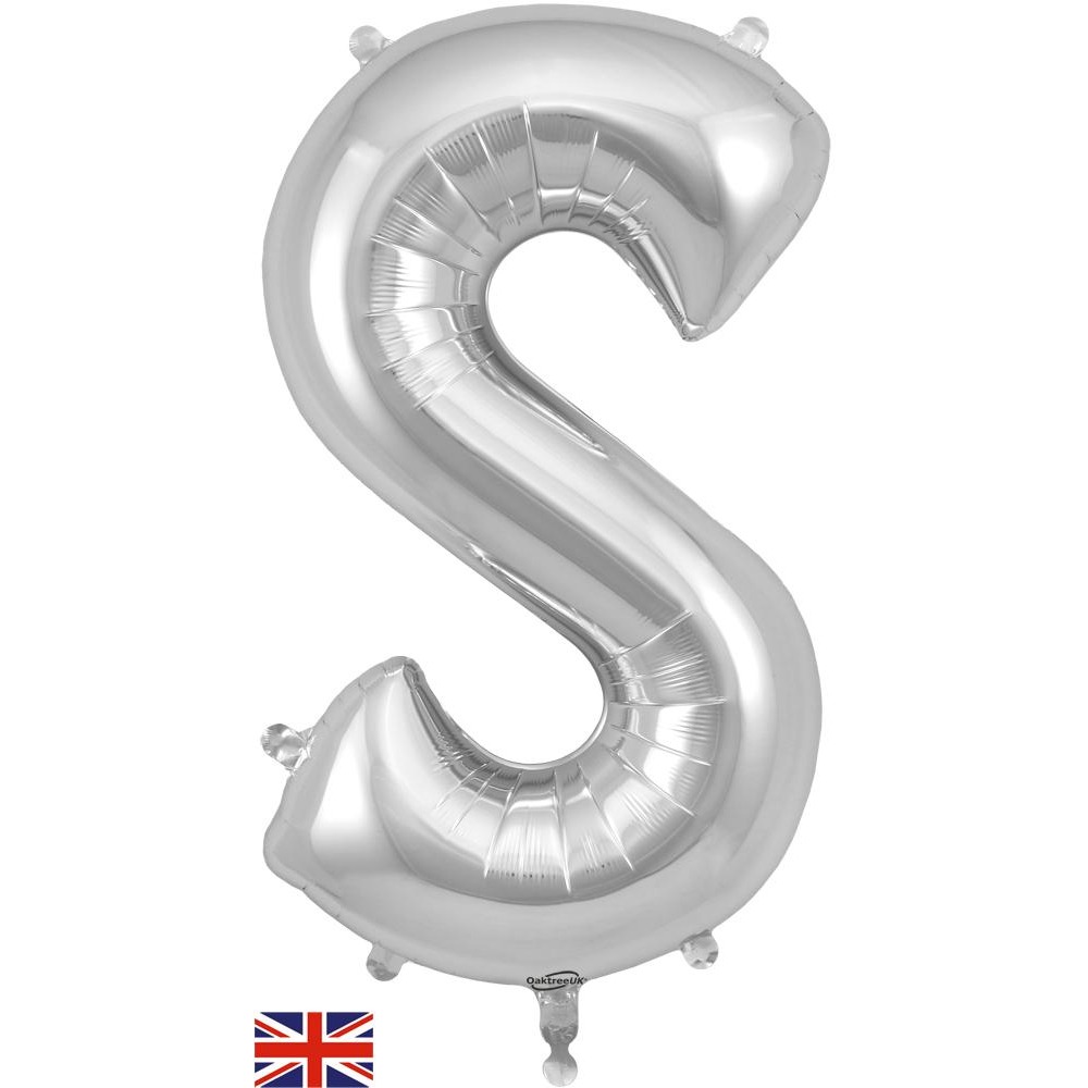 Oaktree 34" Letter S Silver - 604988