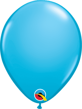 16"  ROUND  ROBIN'S EGG     50CT - QUALATEX PLAIN LATEX