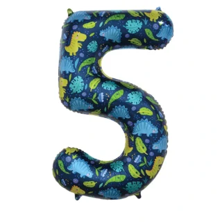 Sensations - Dinosaur Number 5 - 34" - BL-NBDN34/5