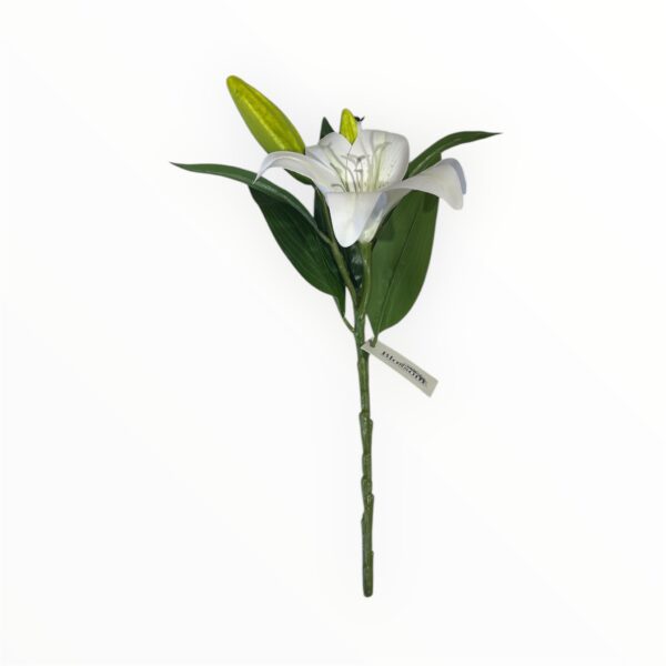 Single Lily - Artificial Flowers By Blossom  (Assorted Colours) - BL9285 - Image 2