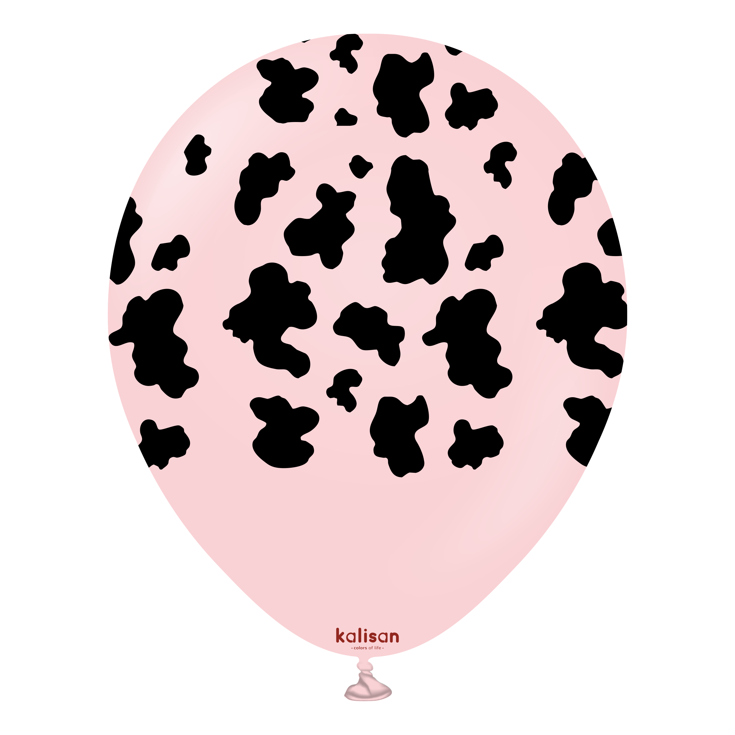 Safari Cow - Macaron Pink(Print Color: Black) - 25CT