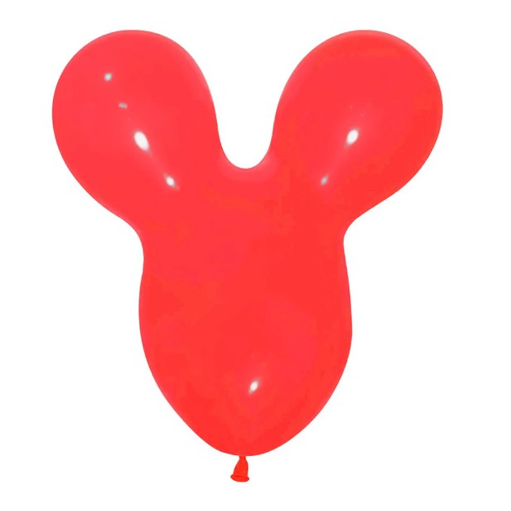 Sempertex 17" Mouse Head Latex - Fashion Red - 015 - 25ct - MH015