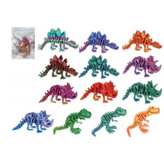 PMS - 3D LASER PRINTED DINOSAUR 3 ASSORTED - 543615