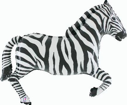 Betallic 43" Shape Zebra (B) Packaged