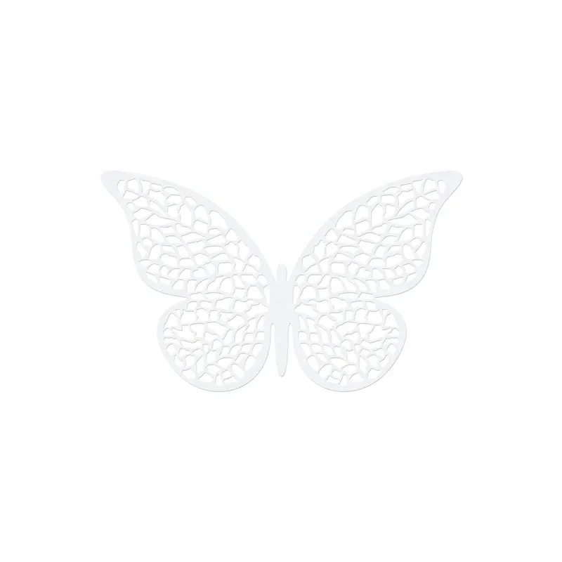 Party Deco - Paper Decorations Butterfly, 8 x 5cm - ZPM2D