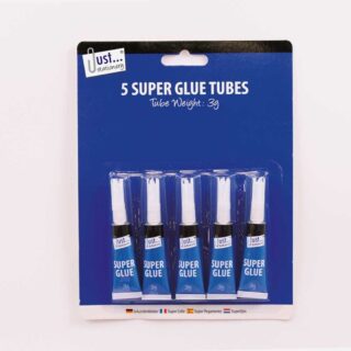 5 by 3gm tubes Super Glue - 6030/48 *