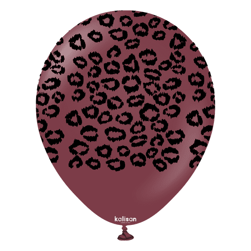 Safari Leopard – Burgundy Black