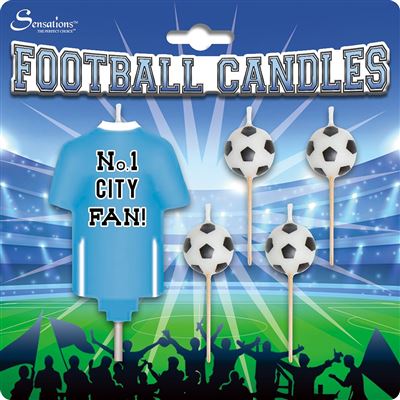 Sensations - Football Candles - City - CNFB/02