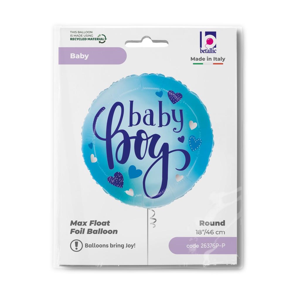 18" - Baby Boy Blue Hearts - 26376P-P *