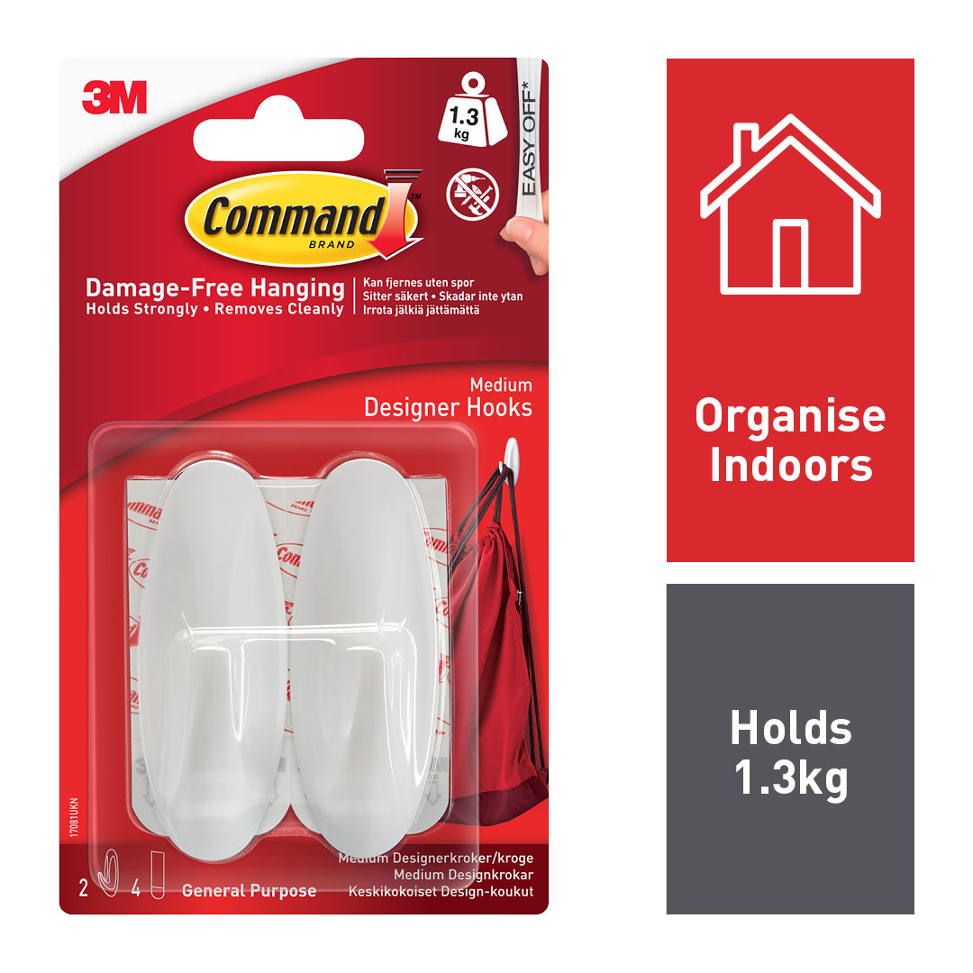 17081 Command Designer Medium Hooks*