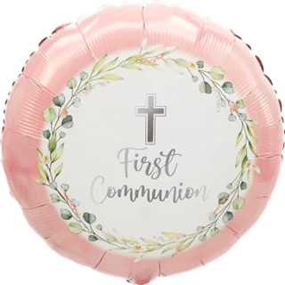 Pink First Communion 17" - 4451001