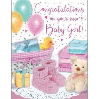 Baby Girl - Code 55 - 6pk - C80126 - Regal*
